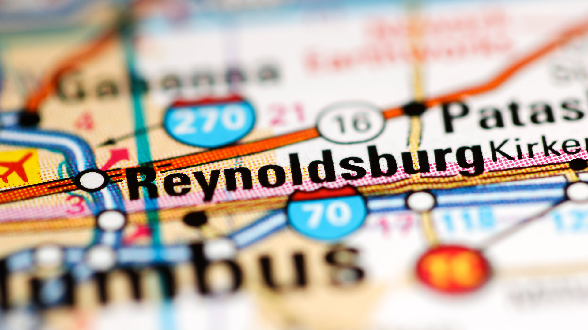 Reynoldsburg, Ohio map.